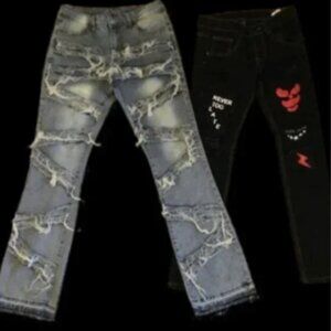 2 PAIR Y2K JEANS *DISCOUNTED*
